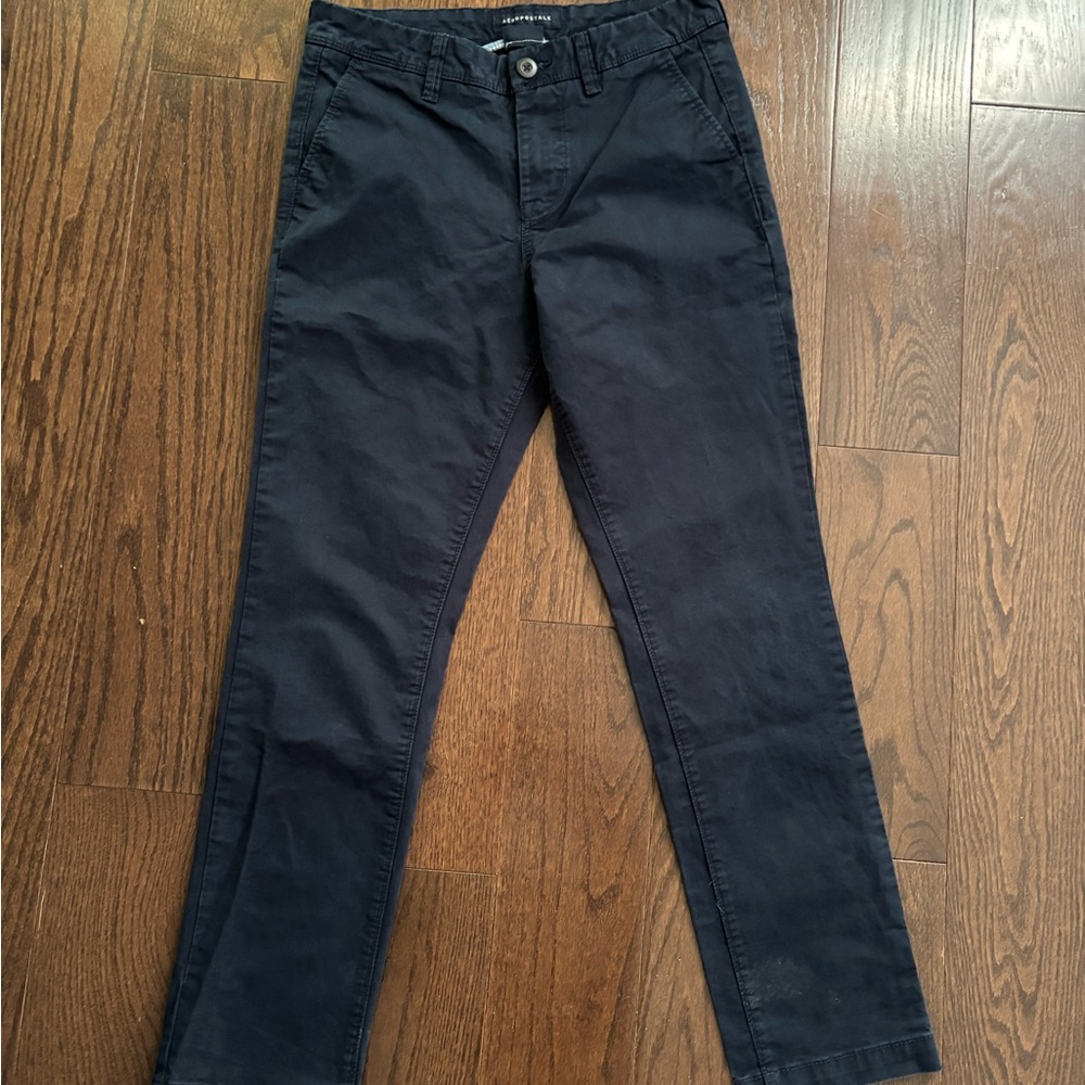 Aeropostale Dark Blue Chinos for Men